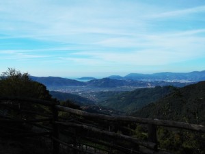 Vista sulla Palmaria dalla scuderia